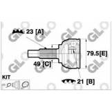 Шрус наружный 1.2L 1.4L Nissan Micra k12 ( ниссан микра к12 )