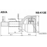 Шрус наружный (1.2L 1.4L) Nissan Micra k12 '03-10 NSK12E