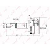 Шрус ( граната внешняя) Nissan Almera N16 (QG15DE) 22x55x25 CO5724A
