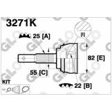 Шрус ( граната внешняя) Nissan Almera N15 (GA14DE) 3681K