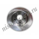 Диск тормозной передний (оригинал) Nissan X-Trail T31 / Qashqai J10 40206JD00A