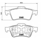 Колодки тормозные задние (BREMBO) Nissan Primera P12 P59044